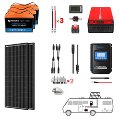 ACOPOWER 200Ah Battery 200W Solar Power System - Green Vista Living
