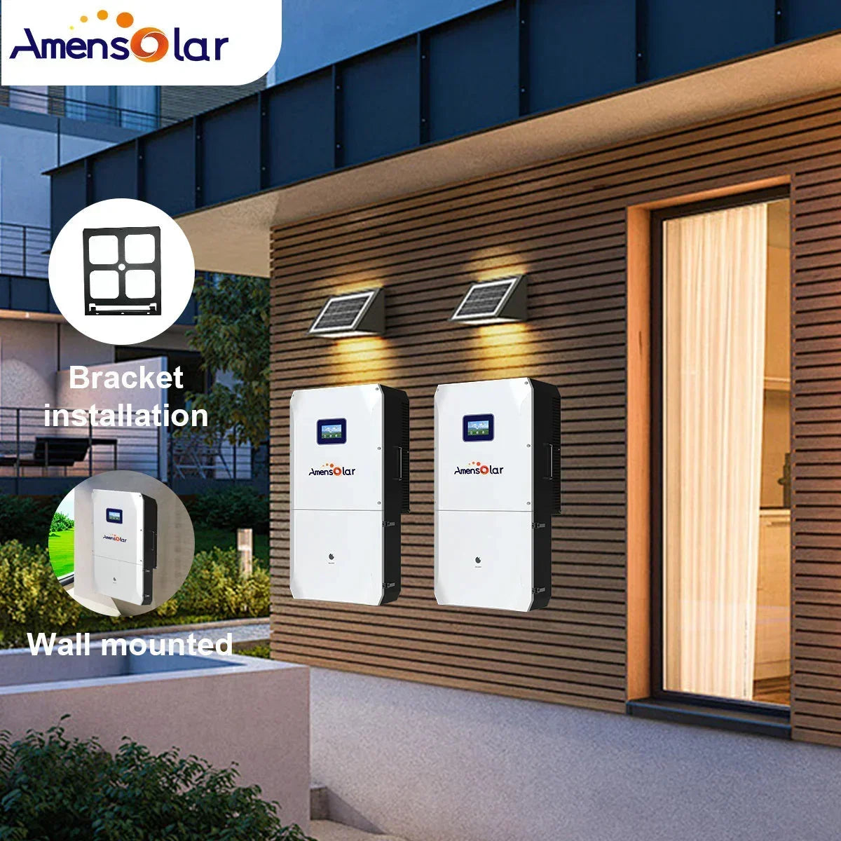AmenSolar N3H-X16US 16KW Split Phase Hybrid Solar Inverter - Green Vista Living