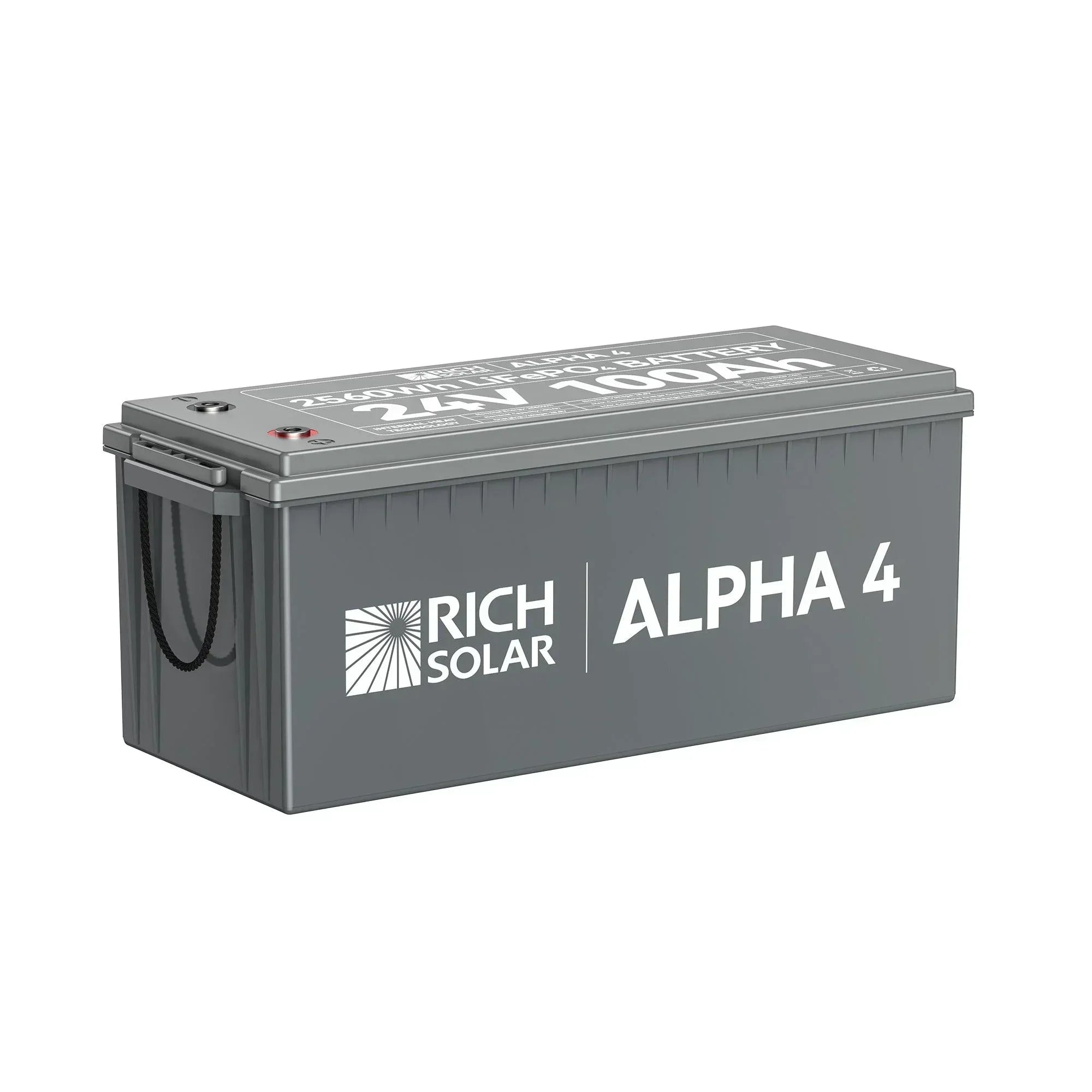 ALPHA 4 | 24V 100Ah LiFePO4 Battery | Powerful 12V Lithium Battery for RVs, Trailers, Vans, Boats, Off-Grid | 5,000 Lifetime Cycles | Bluetooth and Internal Heat Technology - Green Vista Living