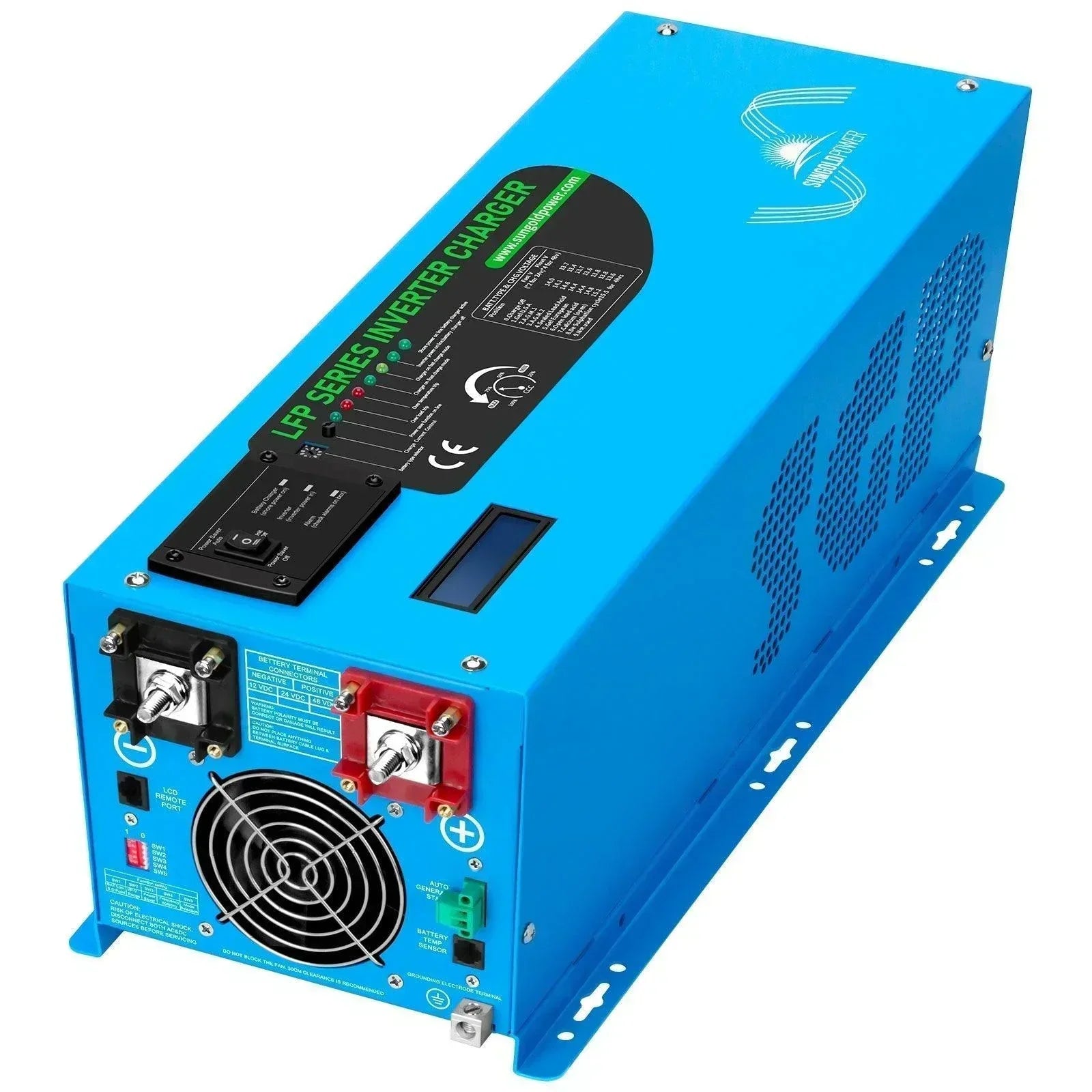 Sungold Power 3000W DC 12V Pure Sine Wave Inverter With Charger - Green Vista Living