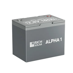 ALPHA 1 | 12V 100Ah LiFePO4 Battery | Powerful 12V Lithium Battery for RVs, Trailers, Vans, Boats, Off-Grid | 5,000 Lifetime Cycles | Bluetooth and Internal Heat Technology - Green Vista Living