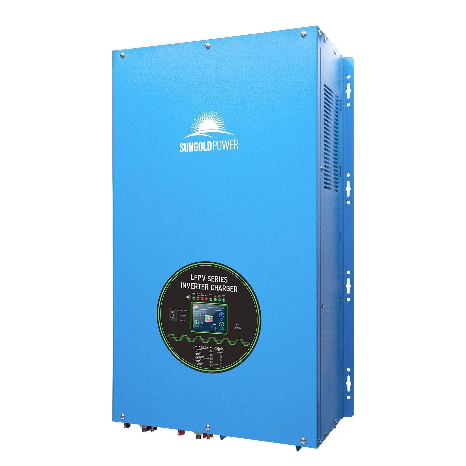 Sungold Power 12000W 48V Split Phase Pure Sine Wave Inverter Charger - Green Vista Living