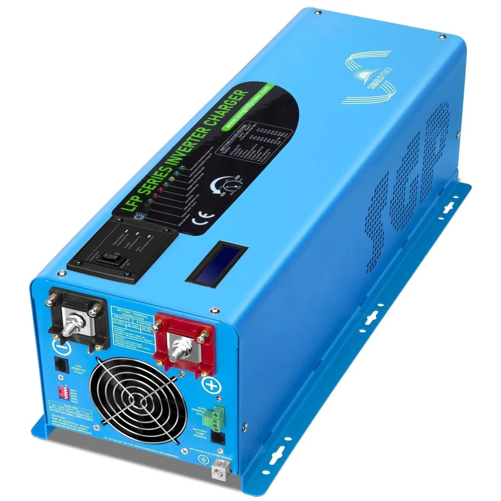 4000W DC 24V Split Phase Pure Sine Wave Inverter With Charger - Green Vista Living