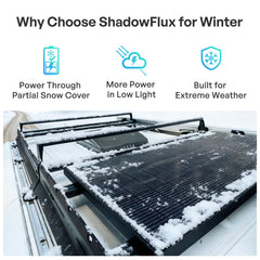 ShadowFlux™ N-Type Anti-Shading 200W 120W Solar Panel