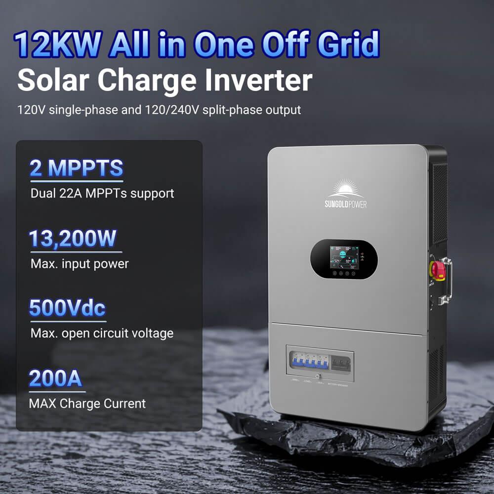 Sungold Power 12KW All in One Off Grid Solar Inverter FR12K-B - Green Vista Living