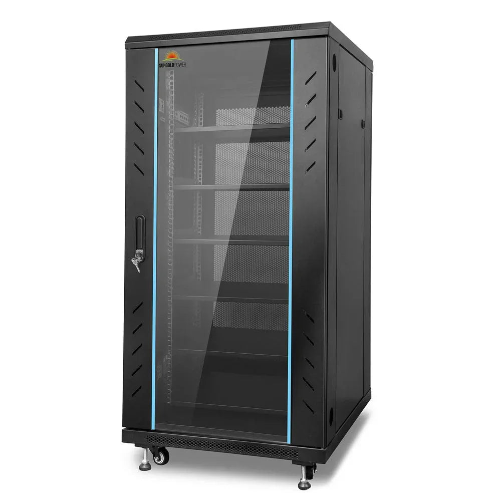 Sungold Power Enclosed Battery Cabinet 6 Slot with Bus Bar for SG48100P/ SGH48100T - Green Vista Living