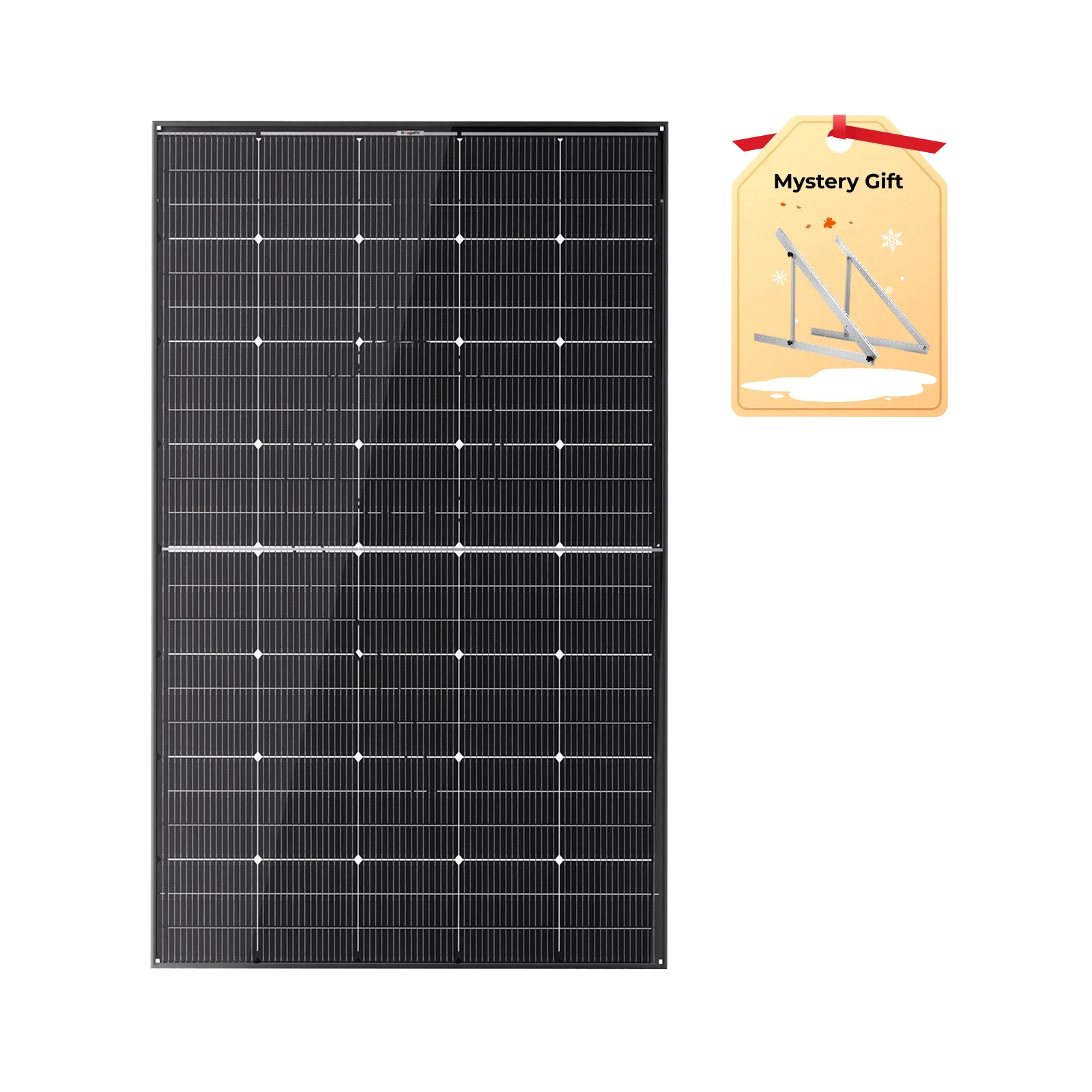 BougeRV 300 Watt N-Type Rigid Bifacial 16BB Mono Solar Panel - Green Vista Living