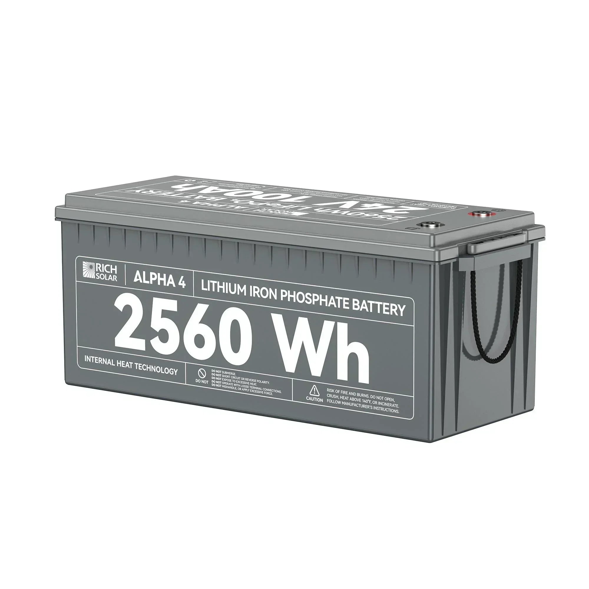 ALPHA 4 | 24V 100Ah LiFePO4 Battery | Powerful 12V Lithium Battery for RVs, Trailers, Vans, Boats, Off-Grid | 5,000 Lifetime Cycles | Bluetooth and Internal Heat Technology - Green Vista Living