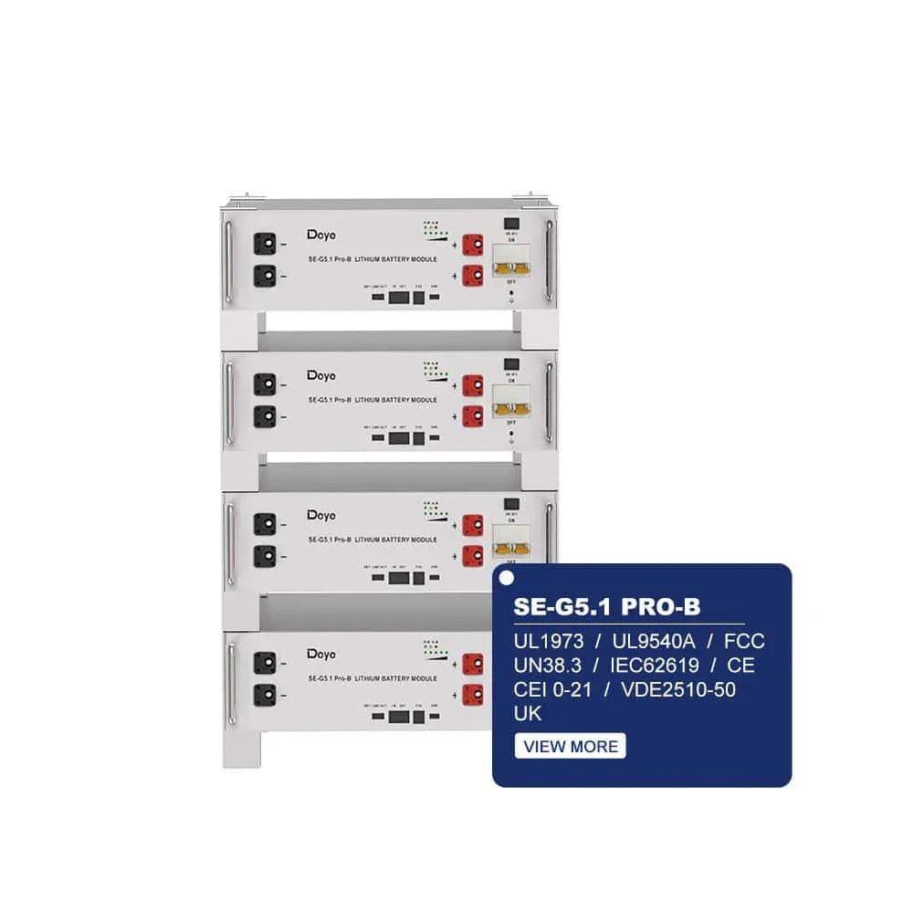 Deye SE-G5.1 Pro‑B LFP Battery | 5.12kWh Expandable Storage - Green Vista Living