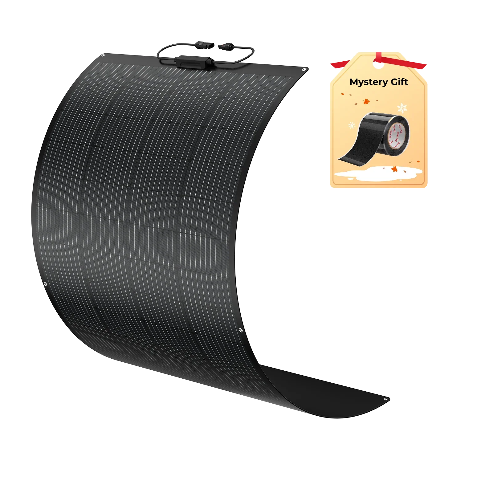 BougeRV Arch 200 Watt Fiberglass Flexible Curved Solar Panel - Green Vista Living