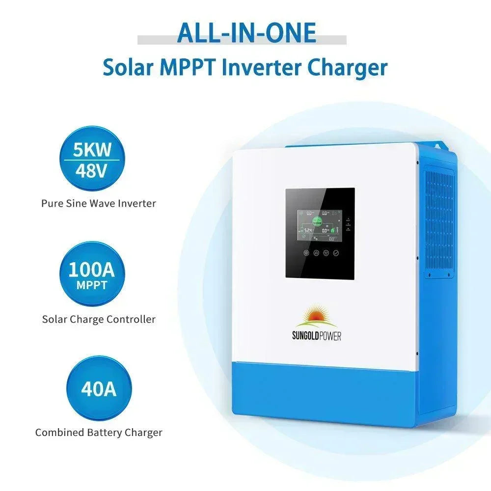 Sungold Power 10000W 48V Solar Charger Inverter (2 Units Parallel) - Green Vista Living