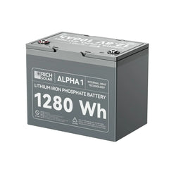ALPHA 1 | 12V 100Ah LiFePO4 Battery | Powerful 12V Lithium Battery for RVs, Trailers, Vans, Boats, Off-Grid | 5,000 Lifetime Cycles | Bluetooth and Internal Heat Technology - Green Vista Living