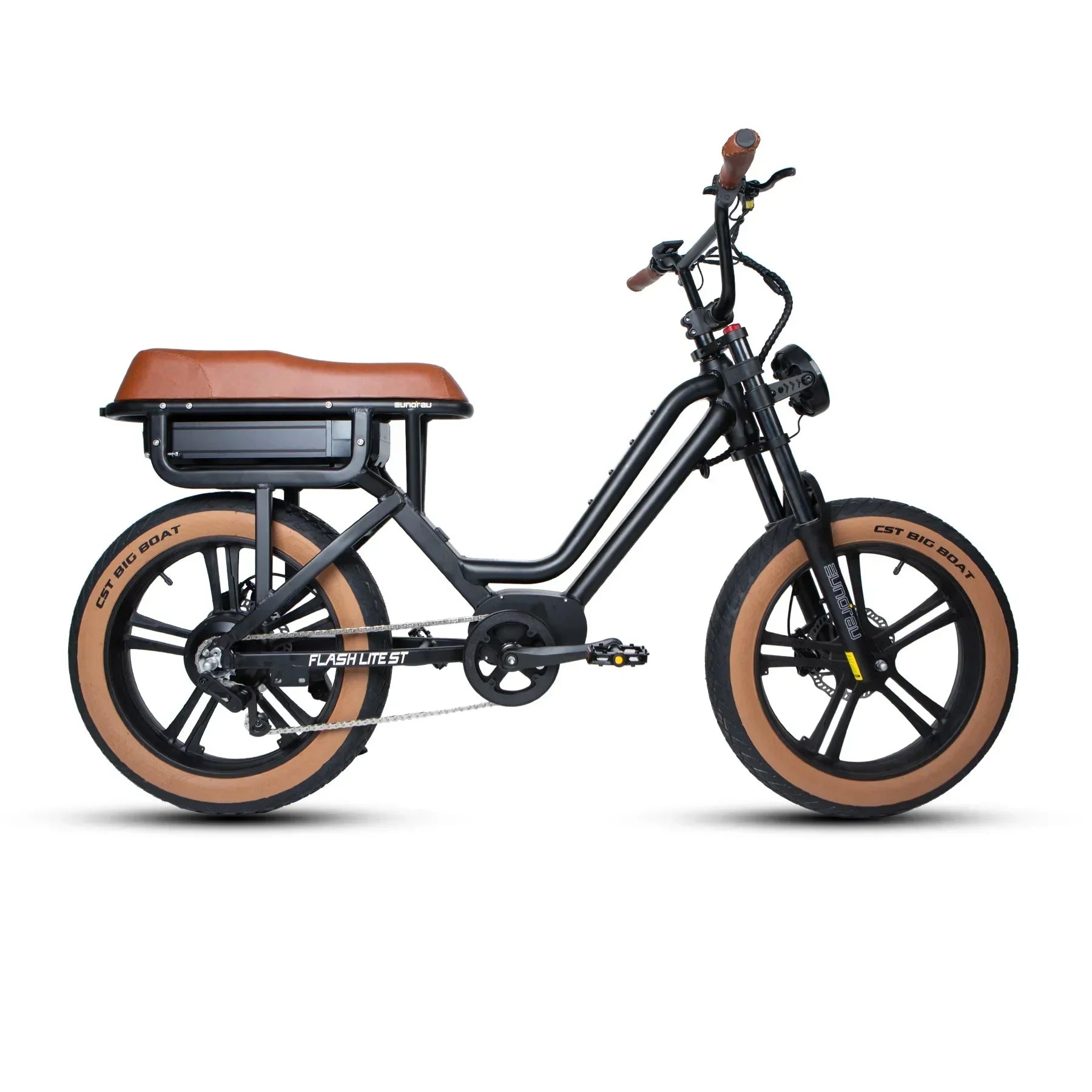 EUNORAU FLASH LITE ST 52V750W Fat Tire eMoped Electric Bicycle - Green Vista Living