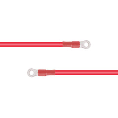 2ft ANL Fuse Cable with Double Ring Terminals for 3/8 in Lugs