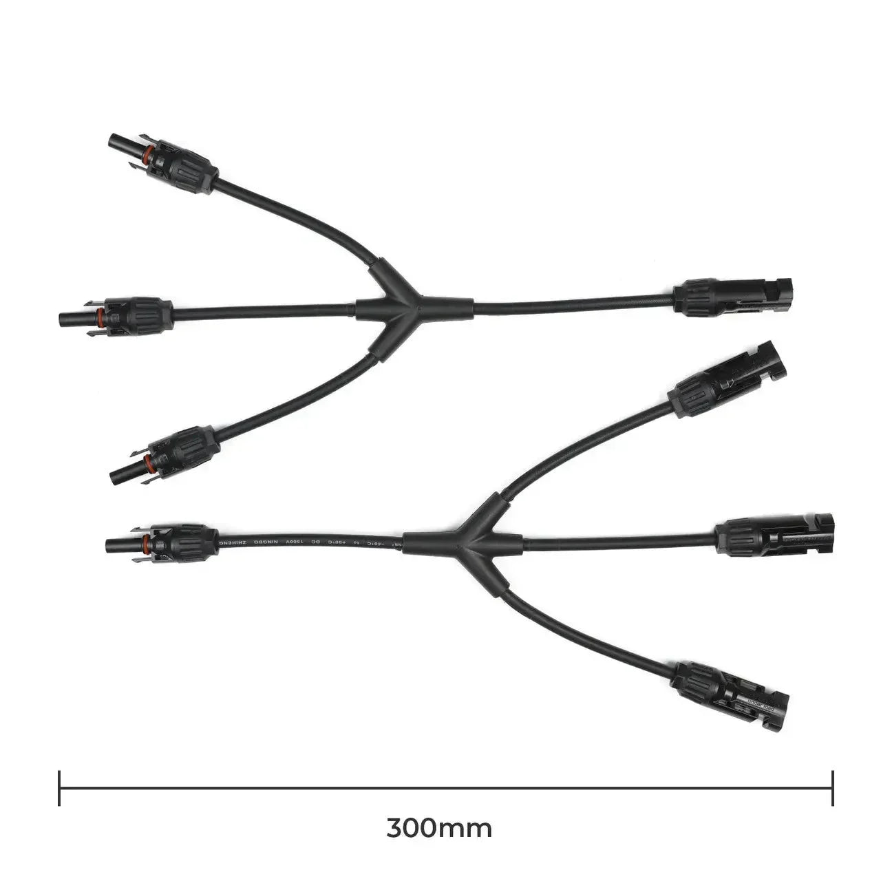 Solar Connectors M Branch Parallel Adapter Cable MMMF+FFFM Pair - Green Vista Living
