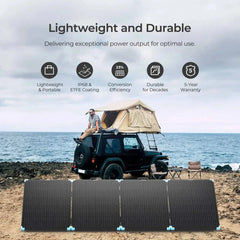 Solar Suitcase 220W Lightweight Portable Solar Panel - Green Vista Living