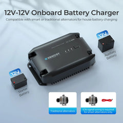 12V 20A/40A DC to DC Battery Charger