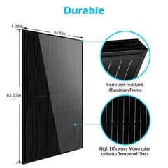 Sungold Power 370W MONO BLACK PERC SOLAR PANEL FULL PALLET (32 PANELS) - Green Vista Living