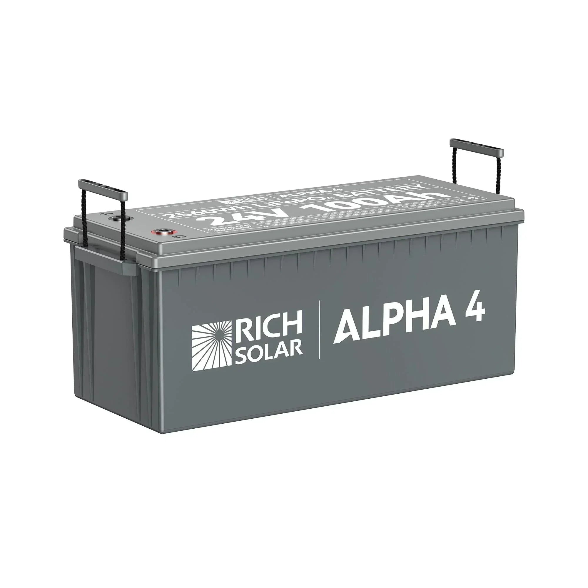 ALPHA 4 | 24V 100Ah LiFePO4 Battery | Powerful 12V Lithium Battery for RVs, Trailers, Vans, Boats, Off-Grid | 5,000 Lifetime Cycles | Bluetooth and Internal Heat Technology - Green Vista Living
