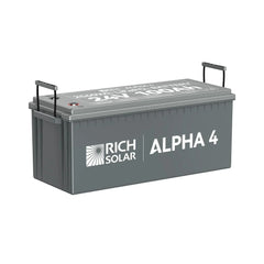 ALPHA 4 | 24V 100Ah LiFePO4 Battery | Powerful 12V Lithium Battery for RVs, Trailers, Vans, Boats, Off-Grid | 5,000 Lifetime Cycles | Bluetooth and Internal Heat Technology - Green Vista Living