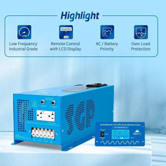 Sungold Power 2000W DC 12V Pure Sine Wave Inverter With Charger - Green Vista Living