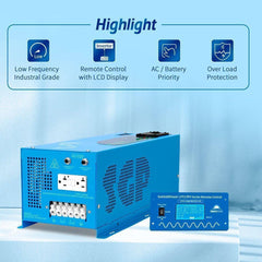 Sungold Power 2000W DC 12V Pure Sine Wave Inverter With Charger - Green Vista Living