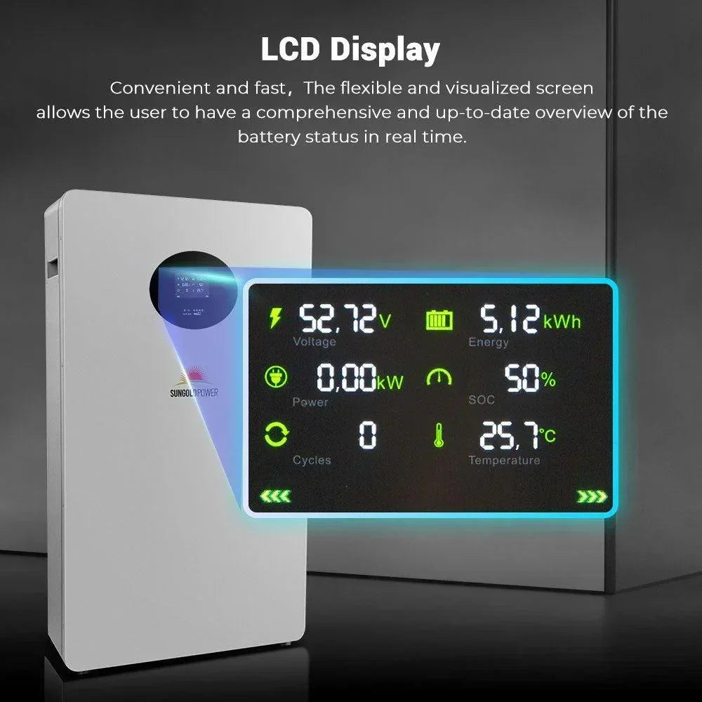 Sungold Power Powerwall X LITHIUM BATTERY 51.2V 200AH SG48200T - Green Vista Living