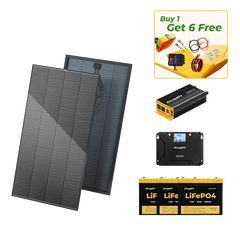BougeRV 12V 600W High Watt Rigid Solar System Kit - Green Vista Living