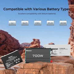 700W 12V Pure Sine Wave Inverter - Green Vista Living