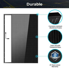 Sungold Power 500W Mono Black PERC Solar Panel - Green Vista Living