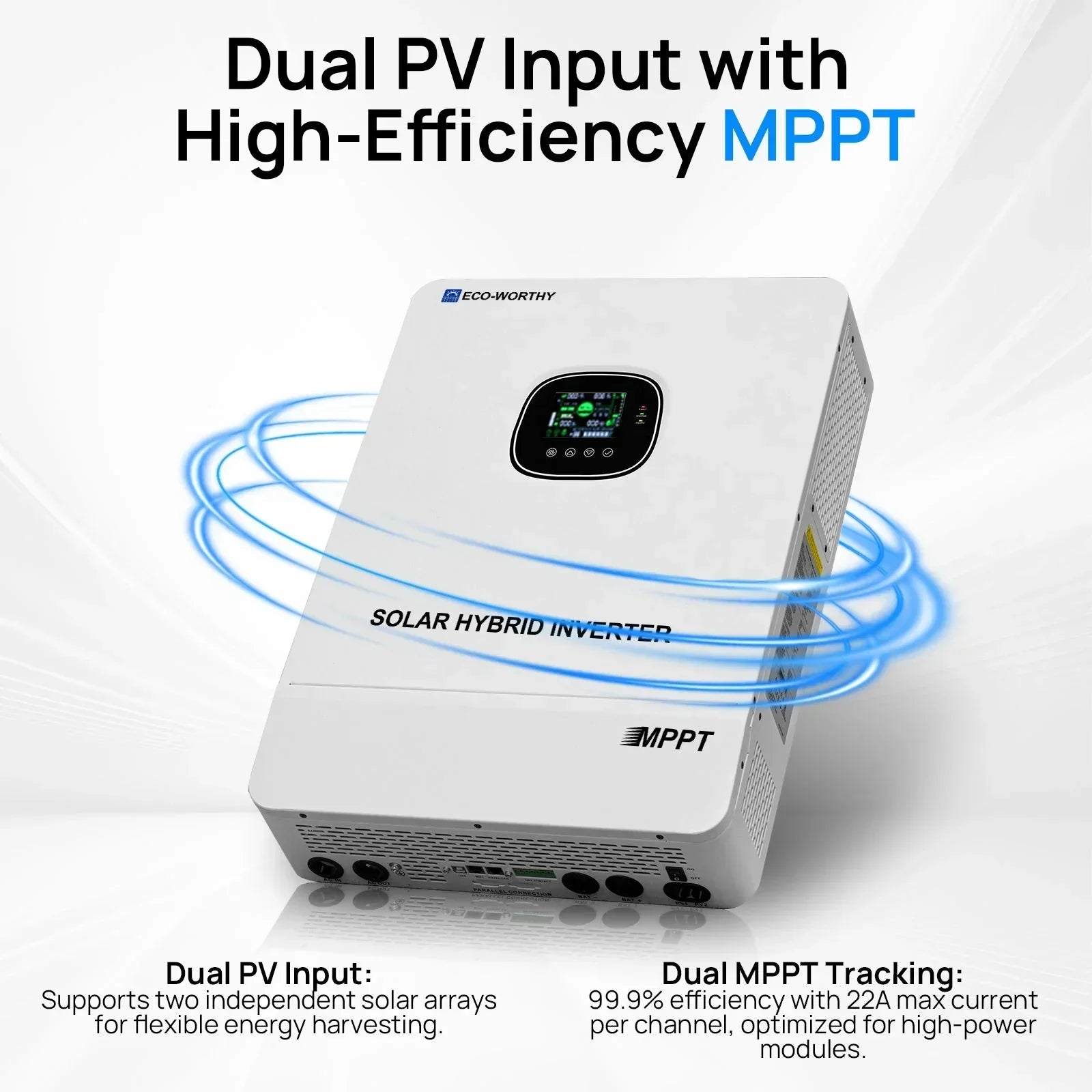 ECO-WORTHY 10KW Off-grid Inverter 48V 120V/240V Split Phase All-In-One Inverter Eco-Worthy