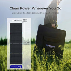 Renogy Solar Suitcase 400W Lightweight Portable Solar Panel - Green Vista Living