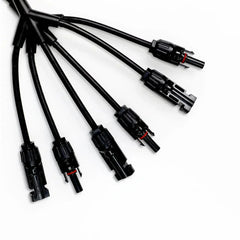 Solar Connectors M Branch Parallel Adapter Cable MMMF+FFFM Pair - Green Vista Living