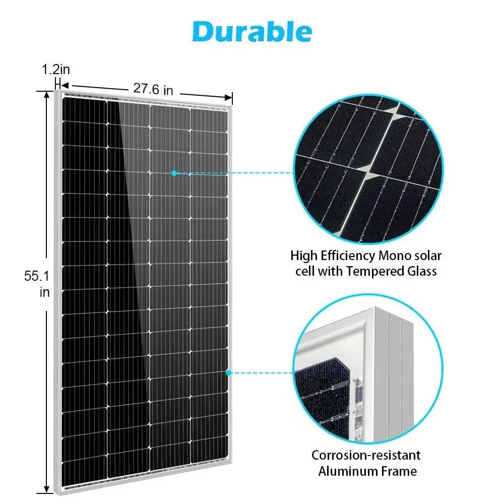 Sungold Power 200 Watt Monocrystalline Solar Panel - Green Vista Living