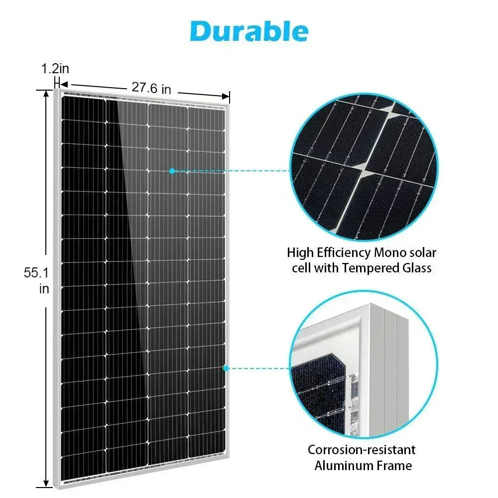 Sungold Power 200 Watt Monocrystalline Solar Panel - Green Vista Living