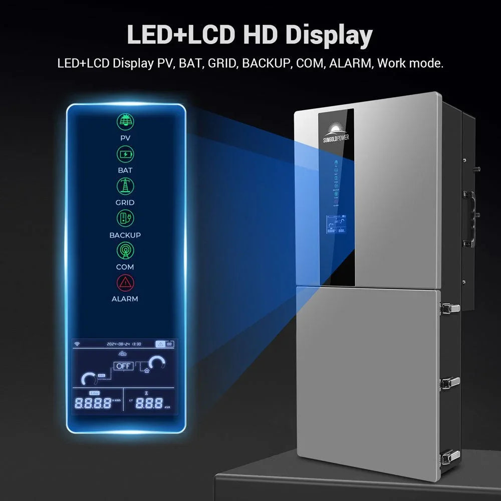 Sungold Power 11.4kW 48V Split Phase Hybrid Solar Inverter SGN-11K15PRO - Green Vista Living