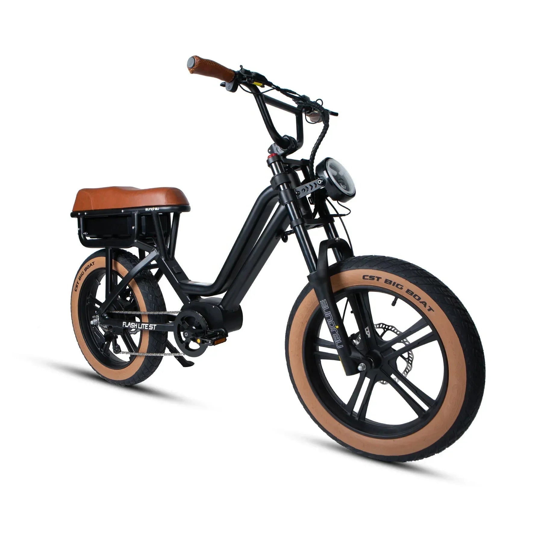 EUNORAU FLASH LITE ST 52V750W Fat Tire eMoped Electric Bicycle - Green Vista Living