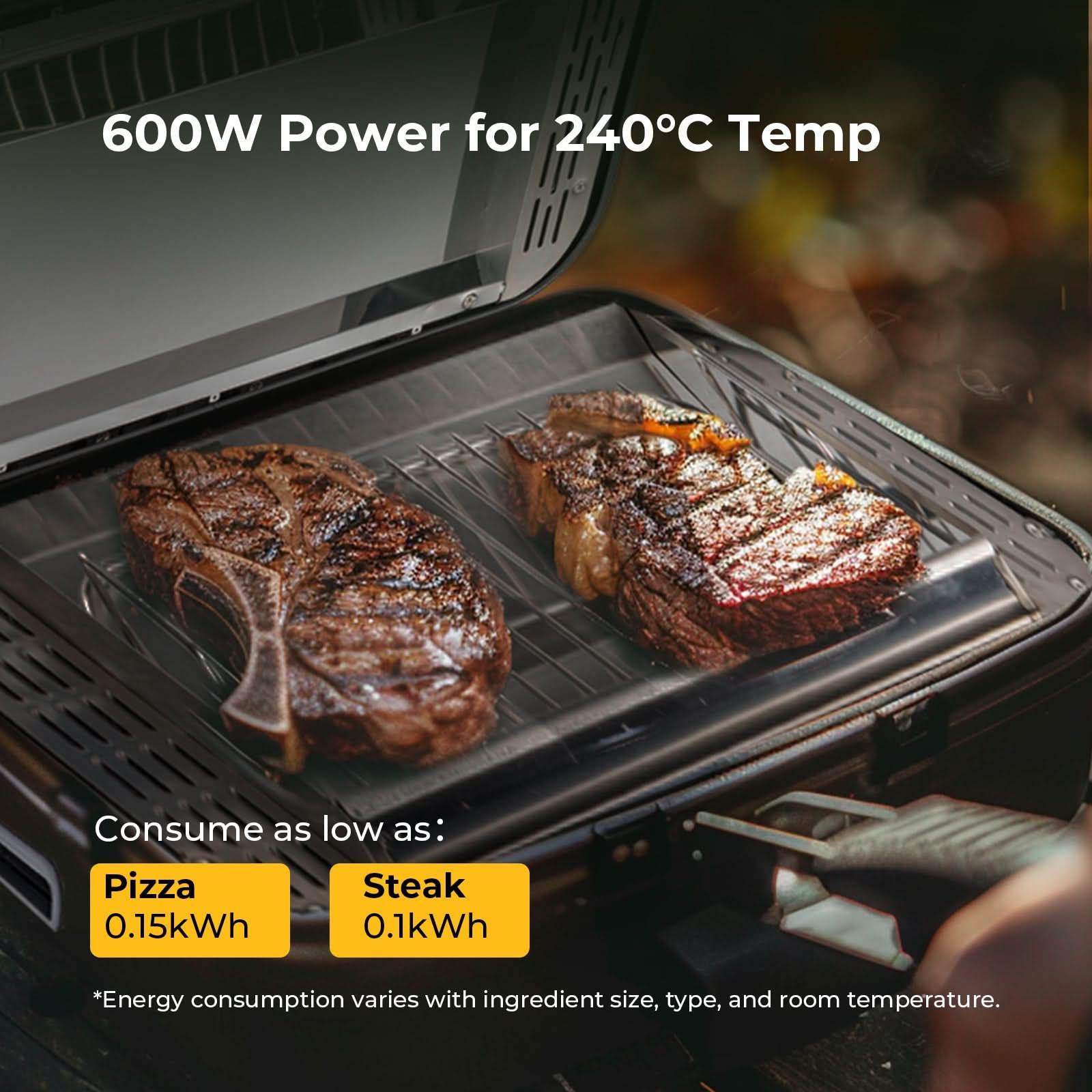 BougeRV Compact Outdoor Portable Electric Barbecue Grill - Green Vista Living