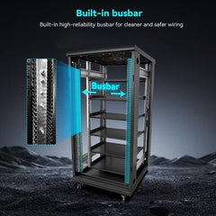Sungold Power Enclosed Battery Cabinet 6 Slot with Bus Bar for SG48100P/ SGH48100T - Green Vista Living