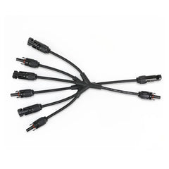 Solar Connectors M Branch Parallel Adapter Cable MMMF+FFFM Pair - Green Vista Living