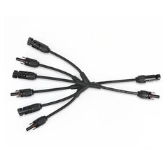 Solar Connectors M Branch Parallel Adapter Cable MMMF+FFFM Pair - Green Vista Living