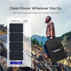 Solar Suitcase 220W Lightweight Portable Solar Panel - Green Vista Living