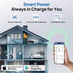ECO-WORTHY 5.12KWh Home Backup Power With 48V 100Ah LiFePO4 And 3500W 48V Off-Grid Inverter Eco-Worthy