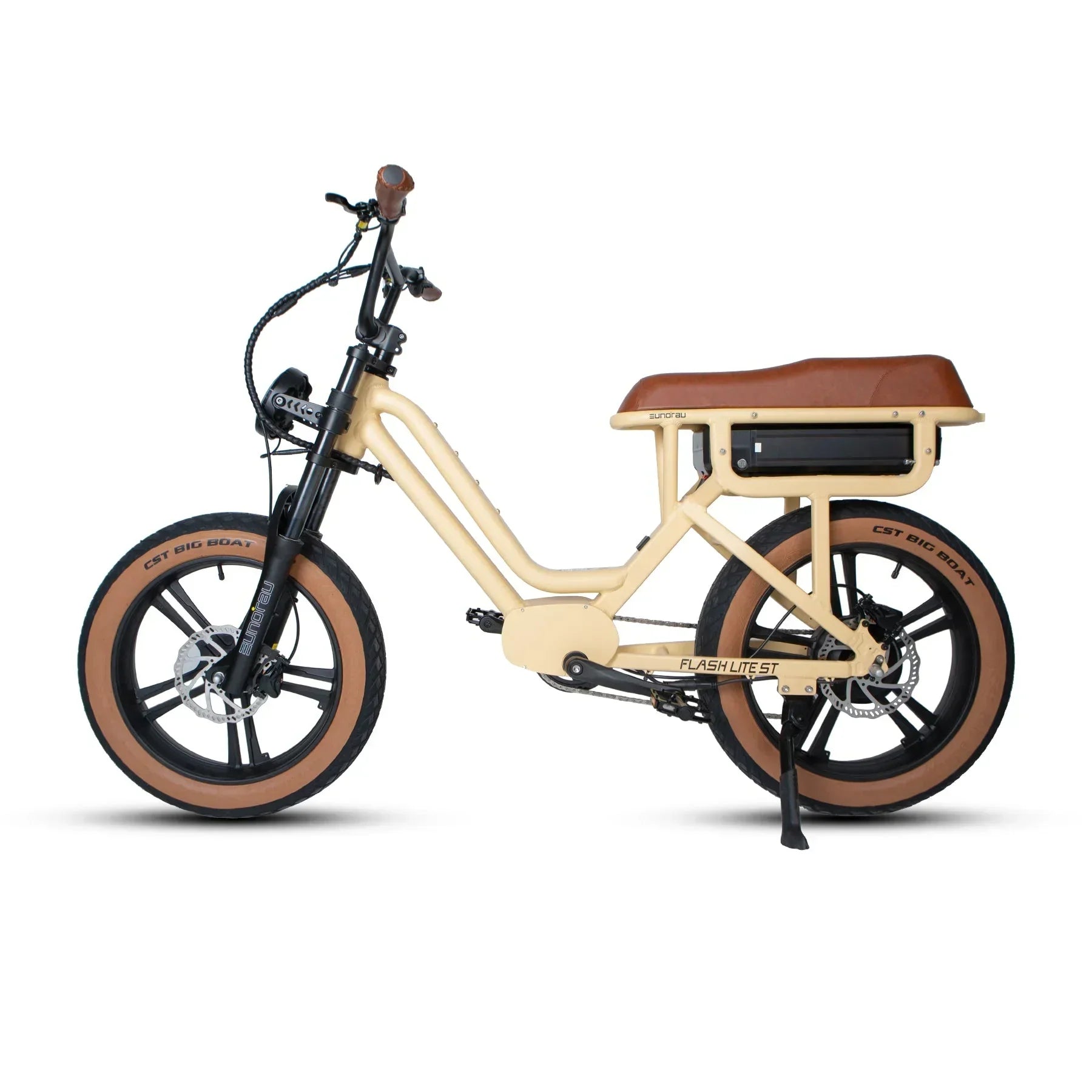 EUNORAU FLASH LITE ST 52V750W Fat Tire eMoped Electric Bicycle - Green Vista Living