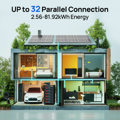 ECO-WORTHY 1560W 48V (8x195W) Complete Off Grid Solar Kit Eco-Worthy