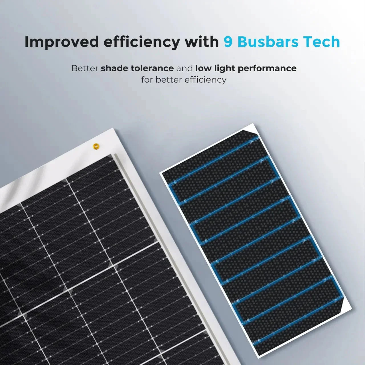 Renogy Flexible 100W 12V Monocrystalline Solar Panel - Green Vista Living