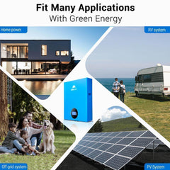 Sungold Power 5.12KWH Powerwall LiFePO4 Lithium Battery SG48100M - Green Vista Living