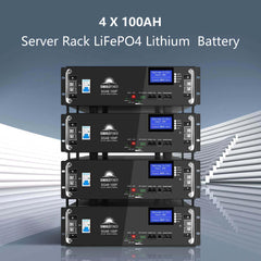 Off Grid Solar Kit 10000W 48VDC 120V/240V LifePO4 20.48KWH Lithium Battery 12 X 450 Watts Solar Panels SGR-10K2M - Green Vista Living