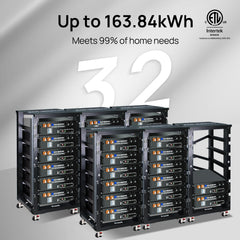 ECO-WORTHY 48V 100Ah Server Rack Battery | 5.12kWh V3 Lithium Battery | UL1973 | UL9540A | CEC Eco-Worthy