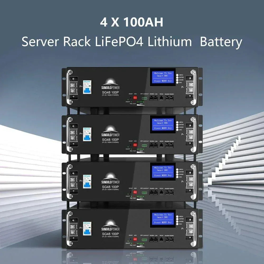 Off-Grid Solar Kit 13000W 48VDC 120V/240V 20.48KWH Lithium Battery 14 X 415 Watts Solar Panels SGR-13KM - Green Vista Living